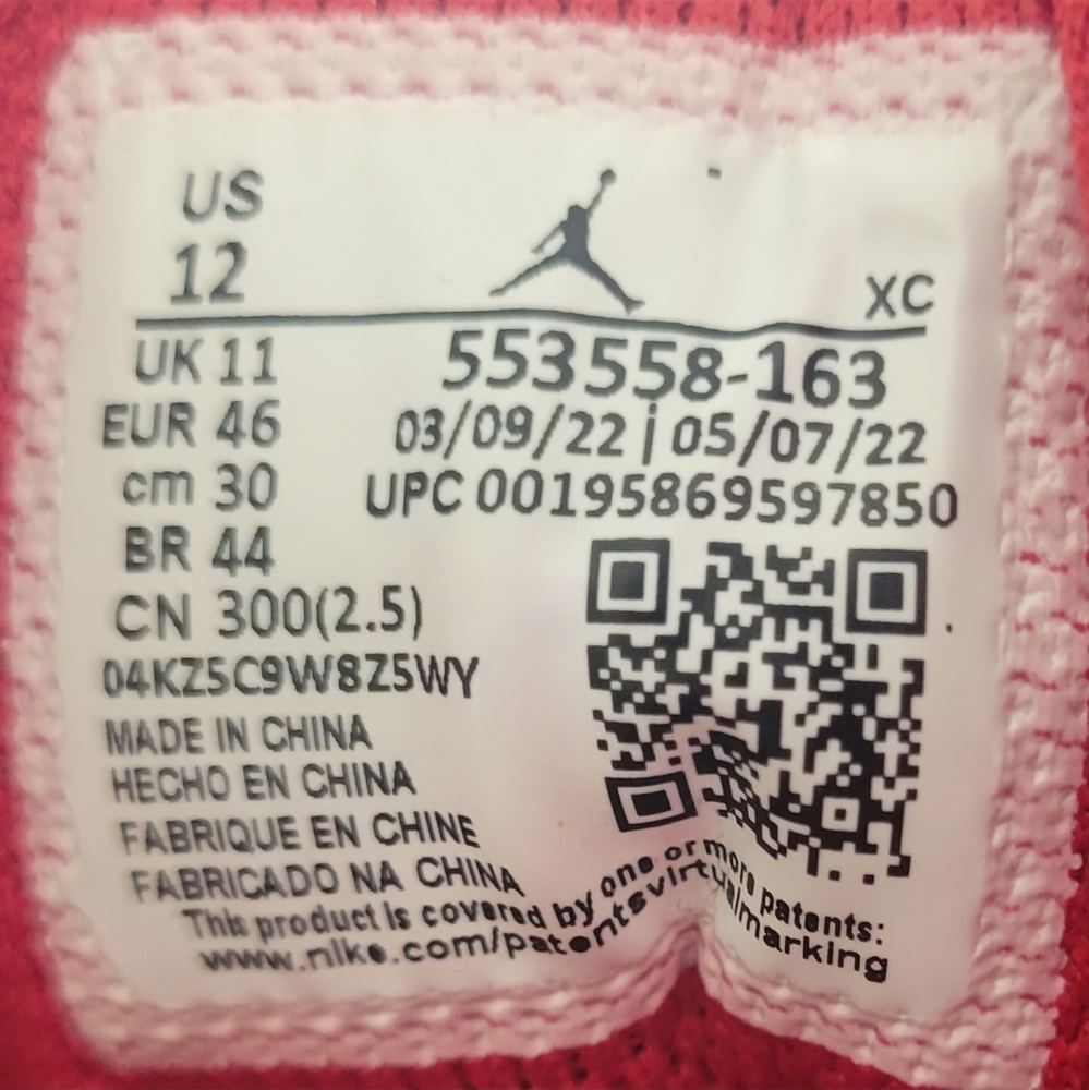 Nike Red and White Athletic Shoes - Picture 8 of 8